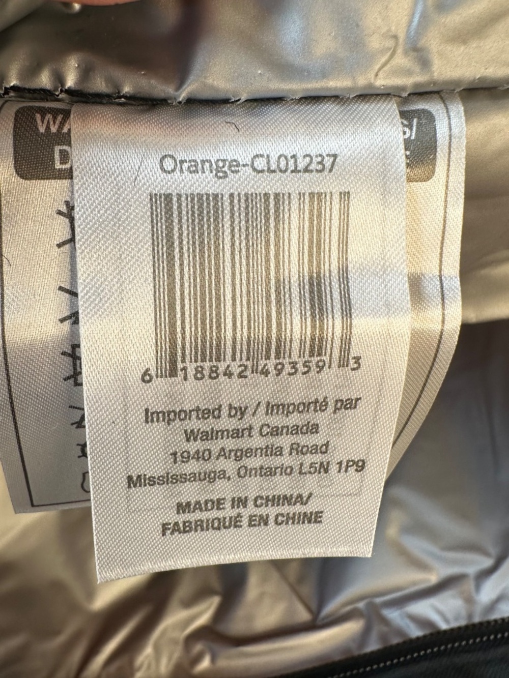 Orange & Black Thermal Insulated Tote Bag Cooler Large size NEW - Picture 6 of 6